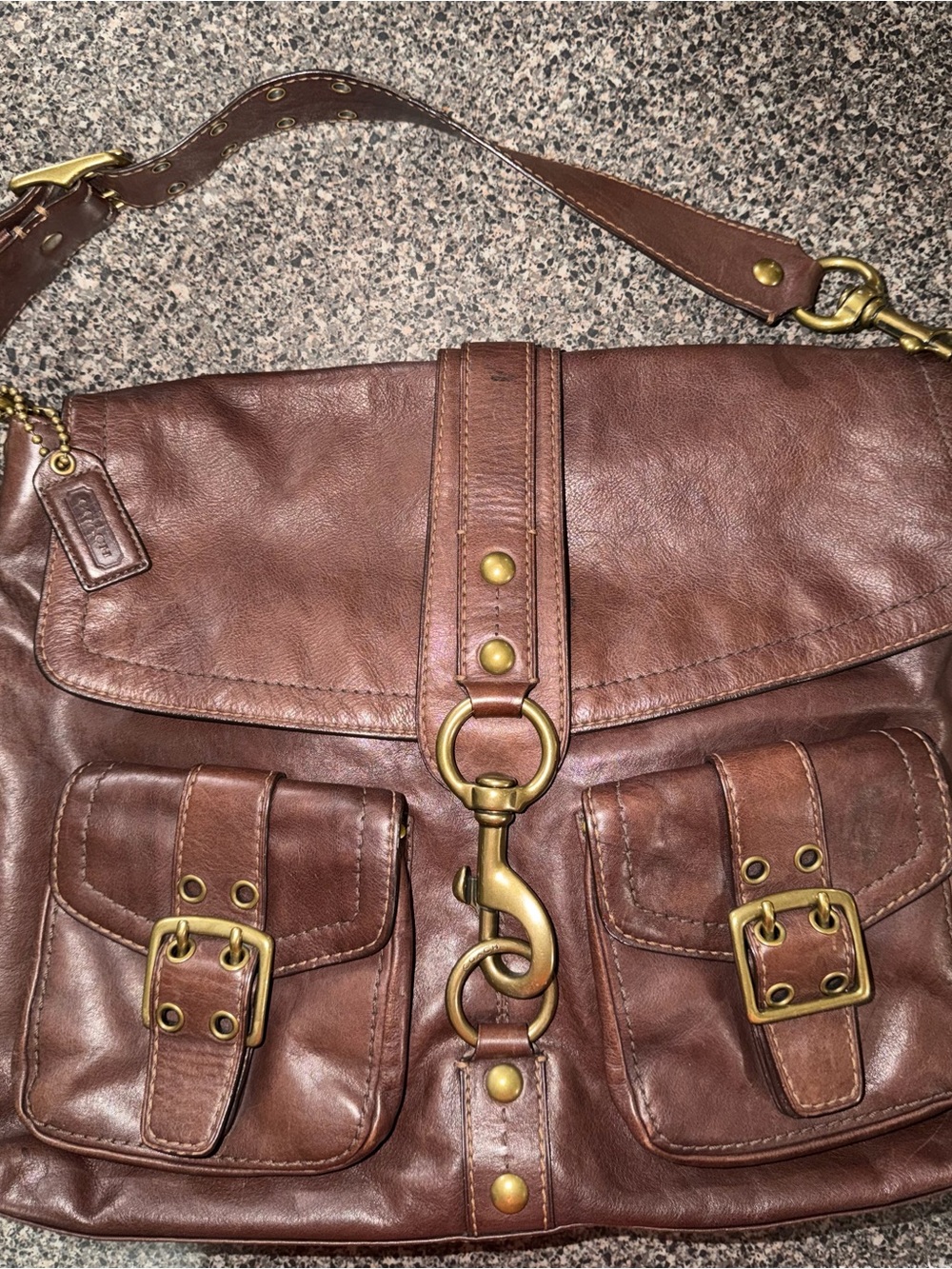 Vintage Coach Brooklyn XL Messenger (Style 7466)